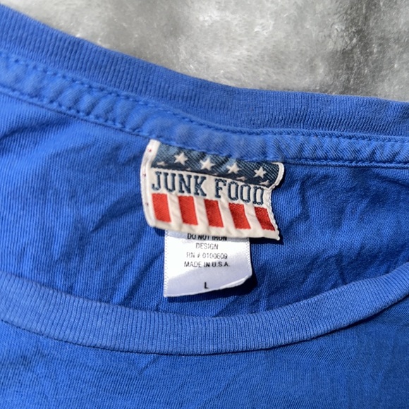 Vintage Detroit Pistons Basketball Junk Food Tee - Picture 2 of 4